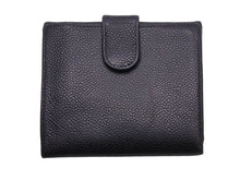Load image into Gallery viewer, CHANEL シャネル ヴィンテージ 三つ折り財布 ココマーク グレインドカーフスキン ブラック 良品 中古 45904