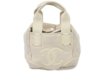 Load image into Gallery viewer, CHANEL シャネル ヴィンテージ ムートンスエードハンドバッグ ココマーク 10番台 ベージュ 良品 中古 45920