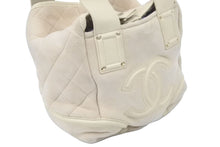 Load image into Gallery viewer, CHANEL シャネル ヴィンテージ ムートンスエードハンドバッグ ココマーク 10番台 ベージュ 良品 中古 45920