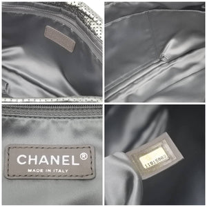 CHANEL シャネル 2.55ライン チェーン ショルダーバッグ ロゴ パンチング Wチェーン 鞄 ゴールド 11番台 中古 45924