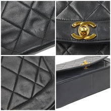 Load image into Gallery viewer, シャネル CHANEL ダイアナ 25 マトラッセ チェーン ショルダー バッグ レザー ブラック 良品 中古 45929