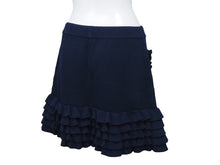 Load image into Gallery viewer, 未使用 CHANEL シャネル セットアップ P70314K10008 P70317K10008 ネイビー シルバー金具 サイズ38 中古 45942