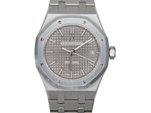 Load image into Gallery viewer, オーデマ・ピゲ AUDEMARS PIGUET ロイヤルオーク オートマティック 15450ST.OO.1256ST.02 グレー文字盤 美品 中古 45951