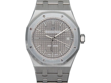 オーデマ・ピゲ AUDEMARS PIGUET ロイヤルオーク オートマティック 15450ST.OO.1256ST.02 グレー文字盤 美品 中古 45951
