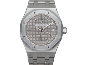 オーデマ・ピゲ AUDEMARS PIGUET ロイヤルオーク オートマティック 15450ST.OO.1256ST.02 グレー文字盤 美品 中古 45951