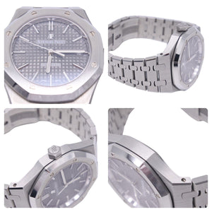 オーデマ・ピゲ AUDEMARS PIGUET ロイヤルオーク オートマティック 15450ST.OO.1256ST.02 グレー文字盤 美品 中古 45951