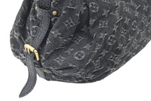 Load image into Gallery viewer, LouisVuitton ルイヴィトン スライトリー ショルダーバッグ M95835 モノグラム デニムキャンバス ブラック 美品 中古 45954