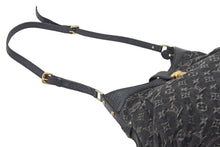 Load image into Gallery viewer, LouisVuitton ルイヴィトン スライトリー ショルダーバッグ M95835 モノグラム デニムキャンバス ブラック 美品 中古 45954