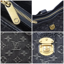 Load image into Gallery viewer, LouisVuitton ルイヴィトン スライトリー ショルダーバッグ M95835 モノグラム デニムキャンバス ブラック 美品 中古 45954