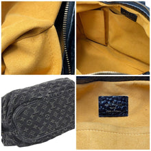 Load image into Gallery viewer, LouisVuitton ルイヴィトン スライトリー ショルダーバッグ M95835 モノグラム デニムキャンバス ブラック 美品 中古 45954
