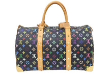 Load image into Gallery viewer, ルイヴィトン LOUIS VUITTON キーポル45 ボストンバッグ マルチカラー 黒 M92640 良品 中古 45956