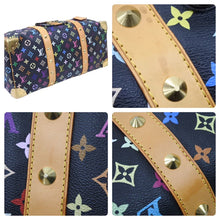 Load image into Gallery viewer, ルイヴィトン LOUIS VUITTON キーポル45 ボストンバッグ マルチカラー 黒 M92640 良品 中古 45956