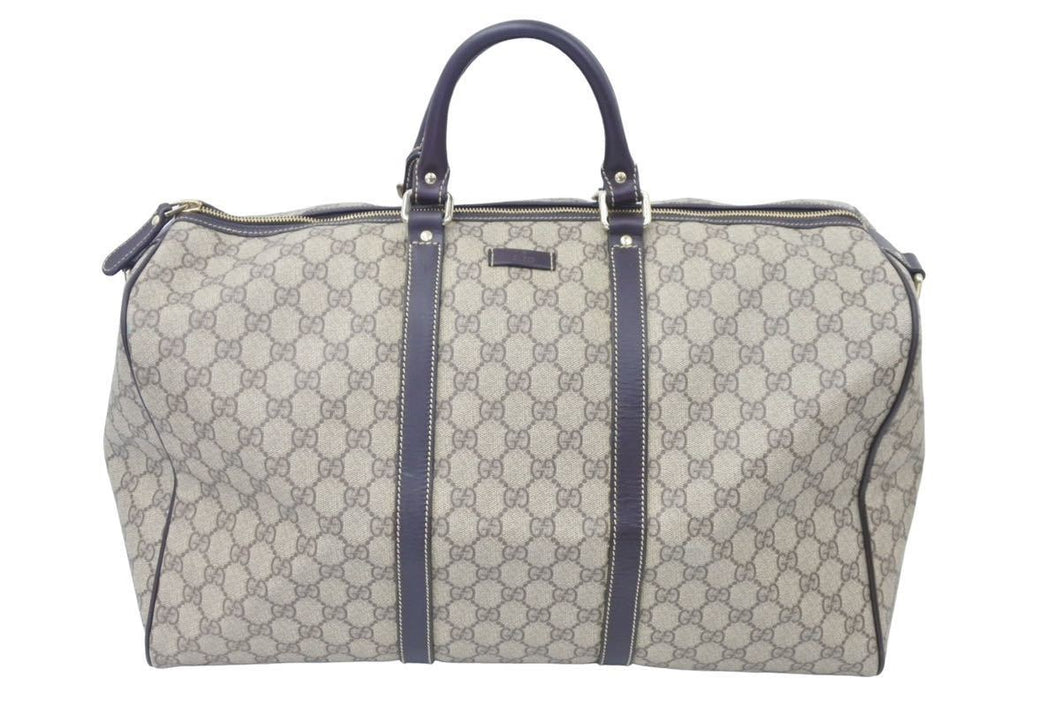 GUCCI グッチ ハンドバック GG柄 206501 コーティングキャンバス ベージュ ブラウン レザー 美品 中古 45962
