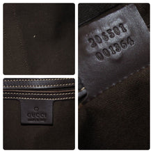 Load image into Gallery viewer, GUCCI グッチ ハンドバック GG柄 206501 コーティングキャンバス ベージュ ブラウン レザー 美品 中古 45962