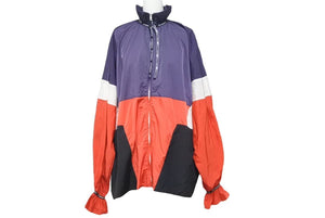 VETEMENTS ヴェトモン ネックロゴテープトラックジャケット ネックロゴテープトラックジャケット ナイロンジャケット XS 美品 中古 45994 