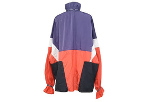 VETEMENTS ヴェトモン ネックロゴテープトラックジャケット ネックロゴテープトラックジャケット ナイロンジャケット XS 美品 中古 45994 