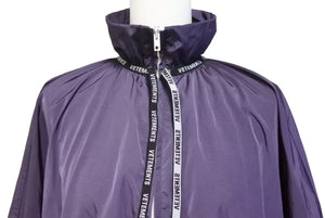 VETEMENTS ヴェトモン ネックロゴテープトラックジャケット ネックロゴテープトラックジャケット ナイロンジャケット XS 美品 中古 45994 