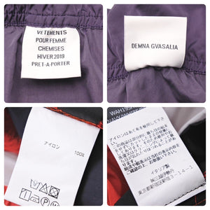 VETEMENTS ヴェトモン ネックロゴテープトラックジャケット ネックロゴテープトラックジャケット ナイロンジャケット XS 美品 中古 45994 