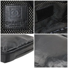 Load image into Gallery viewer, CHANEL シャネル ショルダーバッグ ココマーク スポーツライン 11番代 ブラック ライトグレー 中古 46000