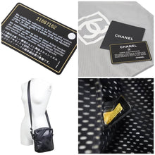 Load image into Gallery viewer, CHANEL シャネル ショルダーバッグ ココマーク スポーツライン 11番代 ブラック ライトグレー 中古 46000