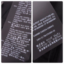 Load image into Gallery viewer, 新品同様 SAINT LAURENT サンローラン 21年 スラックスパンツ ブラック ウール 607846 Y404 サイズ42 中古 46009