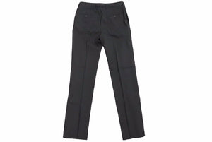 新品同様 SAINT LAURENT サンローラン 21年 スラックスパンツ ブラック ウール 607846 Y404 サイズ42 中古 46009