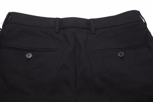 新品同様 SAINT LAURENT サンローラン 21年 スラックスパンツ ブラック ウール 607846 Y404 サイズ42 中古 46009