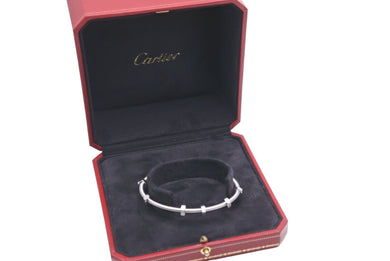 ECROU DE CARTIER BRACELET エクル ドゥ カルティエ ブレスレット WG 19号 美品 中古 46033