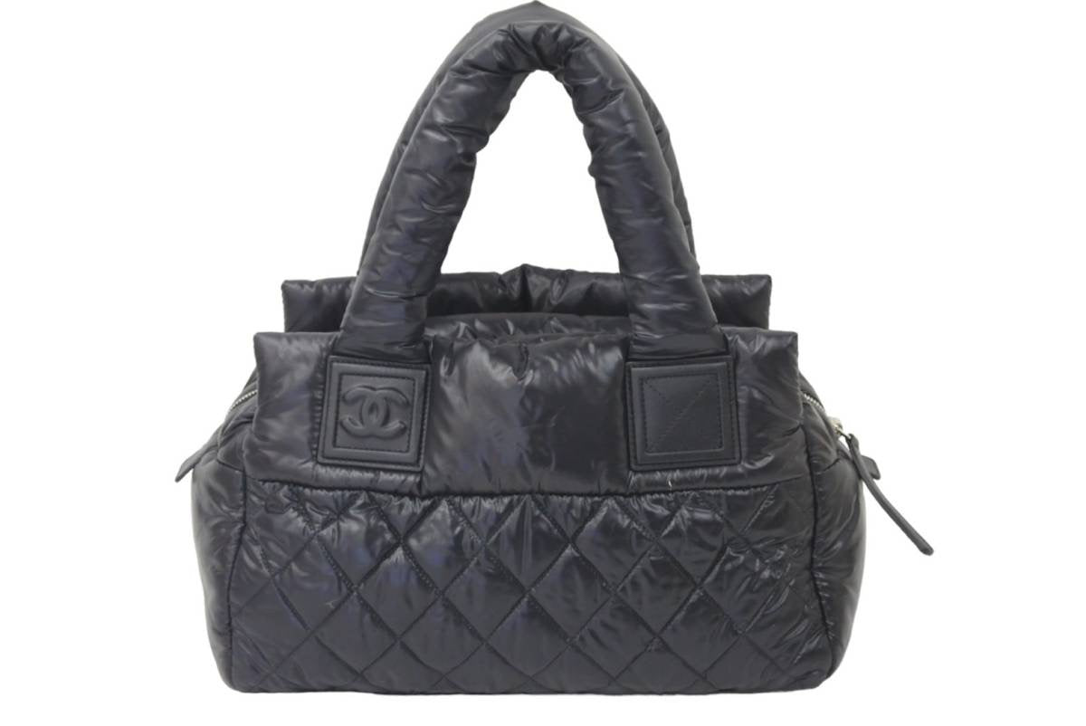 極美品 CHANEL シャネル コココクーン マトラッセ スモールボストン 