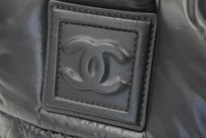 極美品 CHANEL シャネル コココクーン マトラッセ スモールボストンバッグ ハンドバッグ 16番台 A48619 ブラック 中古 46090