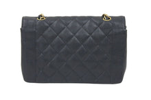Load image into Gallery viewer, シャネル CHANEL ダイアナ 25 マトラッセ チェーン ショルダー バッグ キャビアスキン ブラック A01165 46096