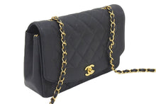 Load image into Gallery viewer, シャネル CHANEL ダイアナ 25 マトラッセ チェーン ショルダー バッグ キャビアスキン ブラック A01165 46096