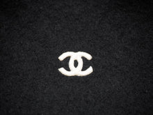 Load image into Gallery viewer, 激レア 極美品 CHANEL シャネル ヴィンテージ ベレー帽 ウール ブラック ココマーク 中古 46103