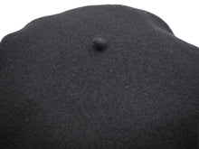 Load image into Gallery viewer, 激レア 極美品 CHANEL シャネル ヴィンテージ ベレー帽 ウール ブラック ココマーク 中古 46103