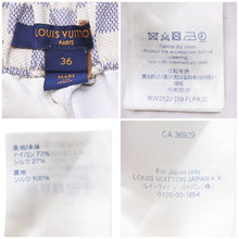 Load image into Gallery viewer, LOUIS VUITTON ルイヴィトン ショートパンツ ダミエアズール モチーフ RADZIMIRショーツ ゴールド金具 美品 中古 46110