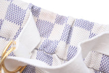 Load image into Gallery viewer, LOUIS VUITTON ルイヴィトン ショートパンツ ダミエアズール モチーフ RADZIMIRショーツ ゴールド金具 美品 中古 46110