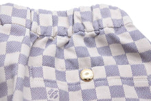 Load image into Gallery viewer, LOUIS VUITTON ルイヴィトン ショートパンツ ダミエアズール モチーフ RADZIMIRショーツ ゴールド金具 美品 中古 46110