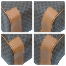 Load image into Gallery viewer, CELINE セリーヌ マカダム柄 ミニボストンバッグ ブラウン シルバー ロゴ CE00/12 美品 中古 46160