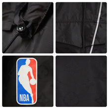 Load image into Gallery viewer, LouisVuitton ルイヴィトン NBAバスケットボール モノグラム ナイロン ジャケット レディース ブラック グレー 美品 中古 46166