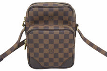 Load image into Gallery viewer, 極美品 LOUIS VUITTON ルイ・ヴィトン ダミエ アマゾン ショルダーバッグ 斜め掛け SPオーダー ブラウン N48074 中古 46191