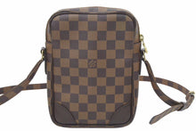 Load image into Gallery viewer, 極美品 LOUIS VUITTON ルイ・ヴィトン ダミエ アマゾン ショルダーバッグ 斜め掛け SPオーダー ブラウン N48074 中古 46191