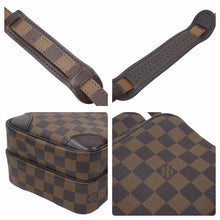 Load image into Gallery viewer, 極美品 LOUIS VUITTON ルイ・ヴィトン ダミエ アマゾン ショルダーバッグ 斜め掛け SPオーダー ブラウン N48074 中古 46191