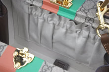 Load image into Gallery viewer, GUCCI グッチ 2020AW Fake Not Print Medium Suitcase フェイクノットプリントミディアムスーツケース 2WAYバッグ 美品 中古 46201
