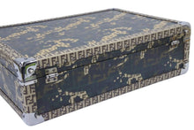 Load image into Gallery viewer, FENDI フェンディ トランク ズッキーノ ズッカ柄 カモ カモフラージュ 迷彩グリーン 7VV059 美品 中古 46211