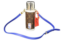 Load image into Gallery viewer, LOUIS VUITTON ルイ・ヴィトン NBA フラスク ホルダー モノグラム ブラウン シルバー タンブラー 水筒 GI0565 中古 46212