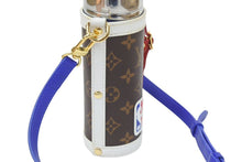 Load image into Gallery viewer, LOUIS VUITTON ルイ・ヴィトン NBA フラスク ホルダー モノグラム ブラウン シルバー タンブラー 水筒 GI0565 中古 46212
