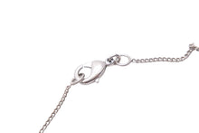 Load image into Gallery viewer, CHANEL シャネル ネックレス ココマーク ラインストーン ボール アクセサリー B11P 3.3g メタル シルバー 美品 中古 46233