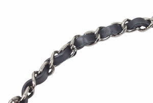 CHANEL シャネル フラップバッグ 2WAYバッグ ショルダーバッグ 26番台 ロゴプレート ラムスキン 美品 中古 46237