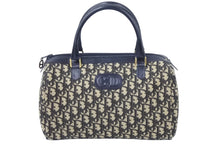 Load image into Gallery viewer, ChristianDior クリスチャンディオール ミニボストンバッグ ハンドバッグトロッター柄 総柄 キャンバス 良品 中古 46238