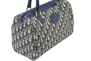 ChristianDior クリスチャンディオール ミニボストンバッグ ハンドバッグトロッター柄 総柄 キャンバス 良品 中古 46238
